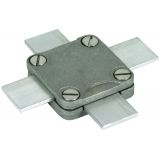 Square Tape Clamp 25mm x 3.0mm Aluminium